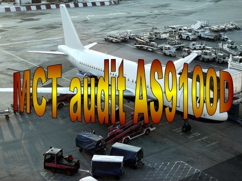 D 41 MCT AS9100D internal audit aerospace quality management system online course set of documents